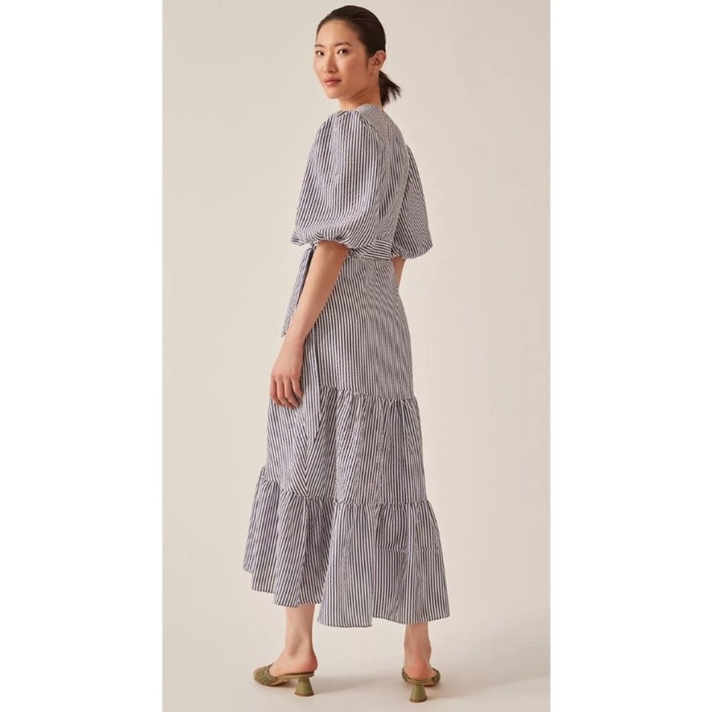 Hutch Seersucker Midi Dress - Picture 2 of 6
